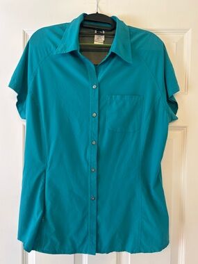 North face button down collared sun shirt XL